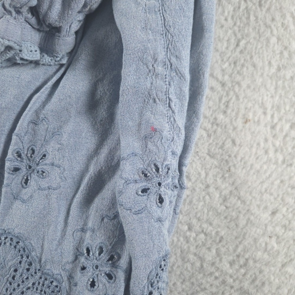 Tommy Bahama Womens Small Linen Viscose Cotton Dress Embroidered - Picture 9 of 10
